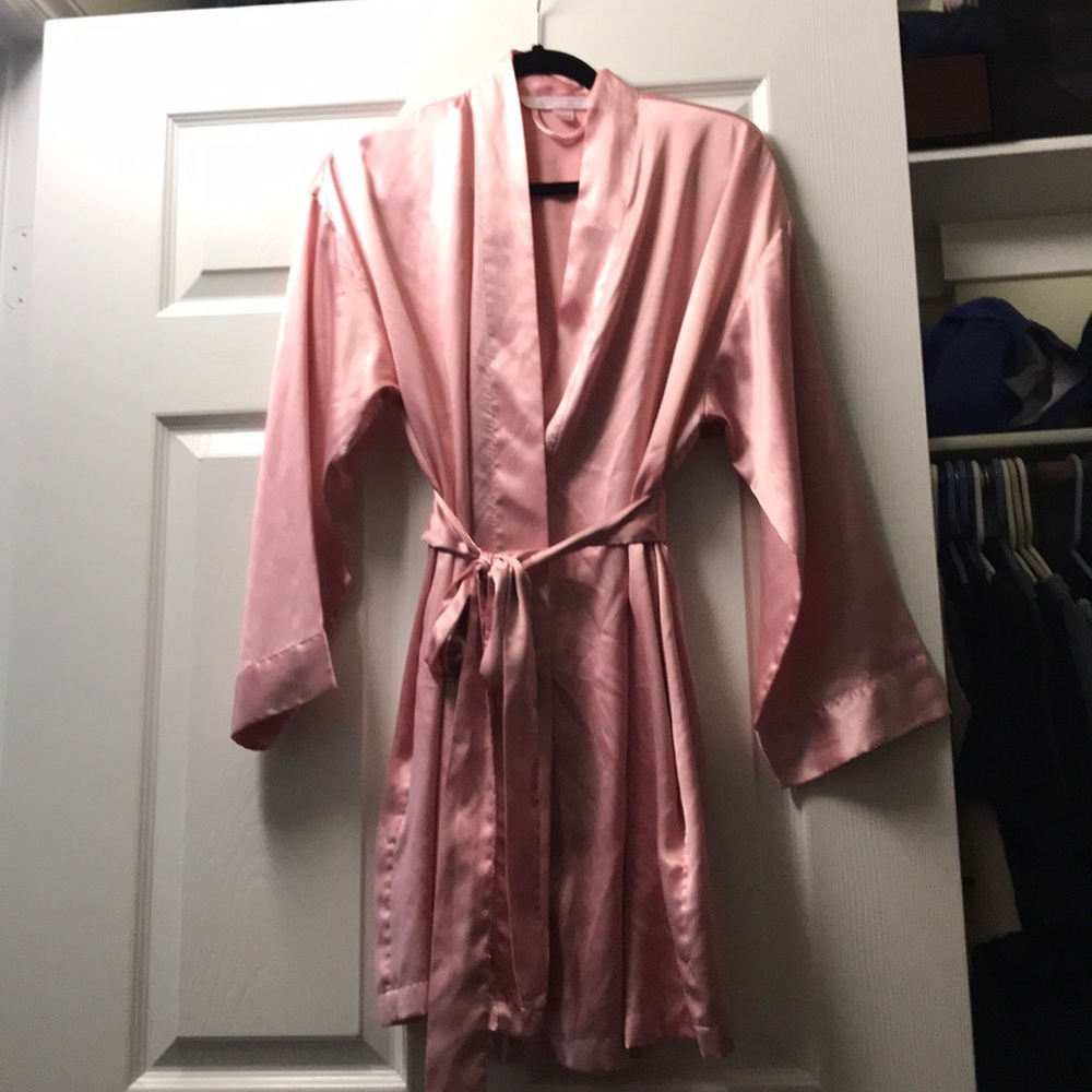 Victoria’s Secret satin  pink robe